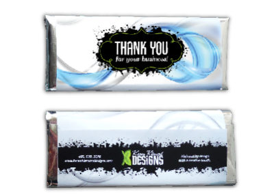 Creative candy bar wrapper designs