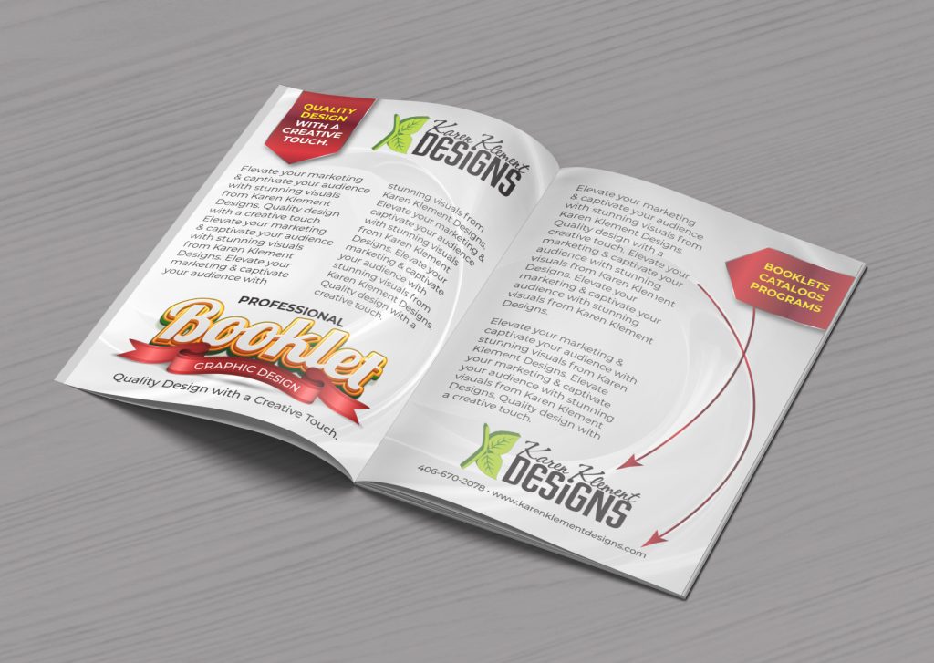 Creating multi-page booklet, programs & catalogs.